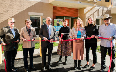 Completion of Founders Way Celebrated with Ribbon Cutting