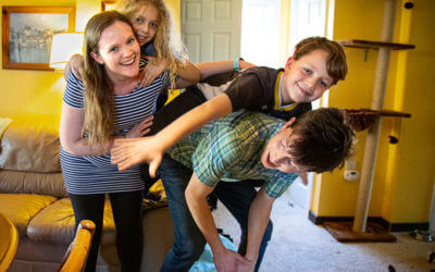 Nancy & Jamie with Felix & Arlo